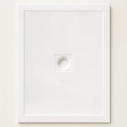 Piatto doccia cemento effetto pietra 80 x 100 cm spessore 4,8 cm antiscivolo *** colore- bianco, confezione 1