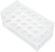 Bocchetta di raccordo in acciaio inossidabile con 18 fori - Adatto per tubi da 17mm - Utilizzabile in laboratorio o a uso domestico - Dimensioni 15 x 7,6 x 7 cm
