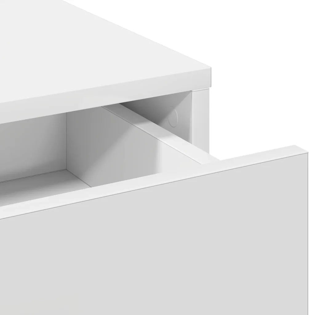 Toeletta | Tavolo da Trucco Bianco 50 x 41 x 135 cm Legno multistrato