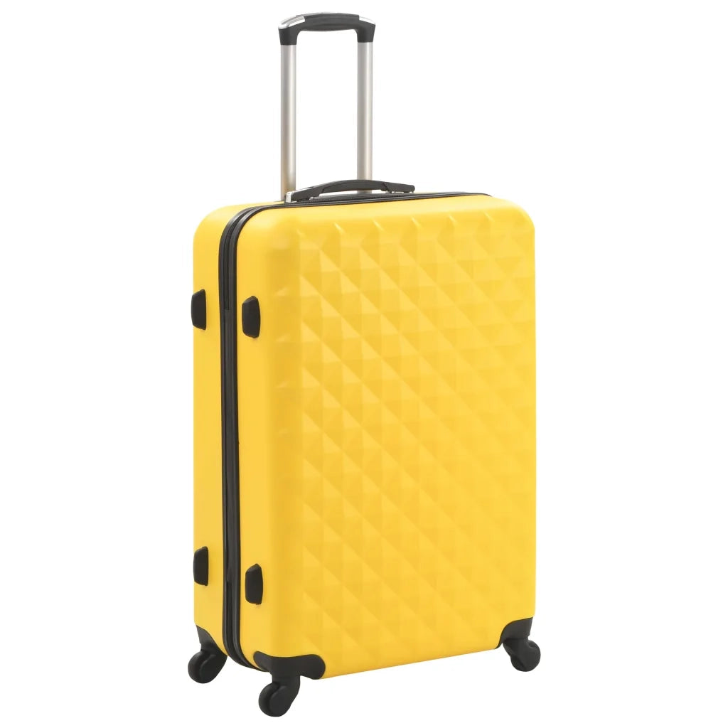 Set Trolley a Custodia Rigida 3 pz Giallo in ABS CFW7235485
