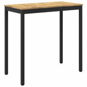 Tavolo Bar da Giardino Bianco e Nero 108,5 x 55 x 105 cm 901778