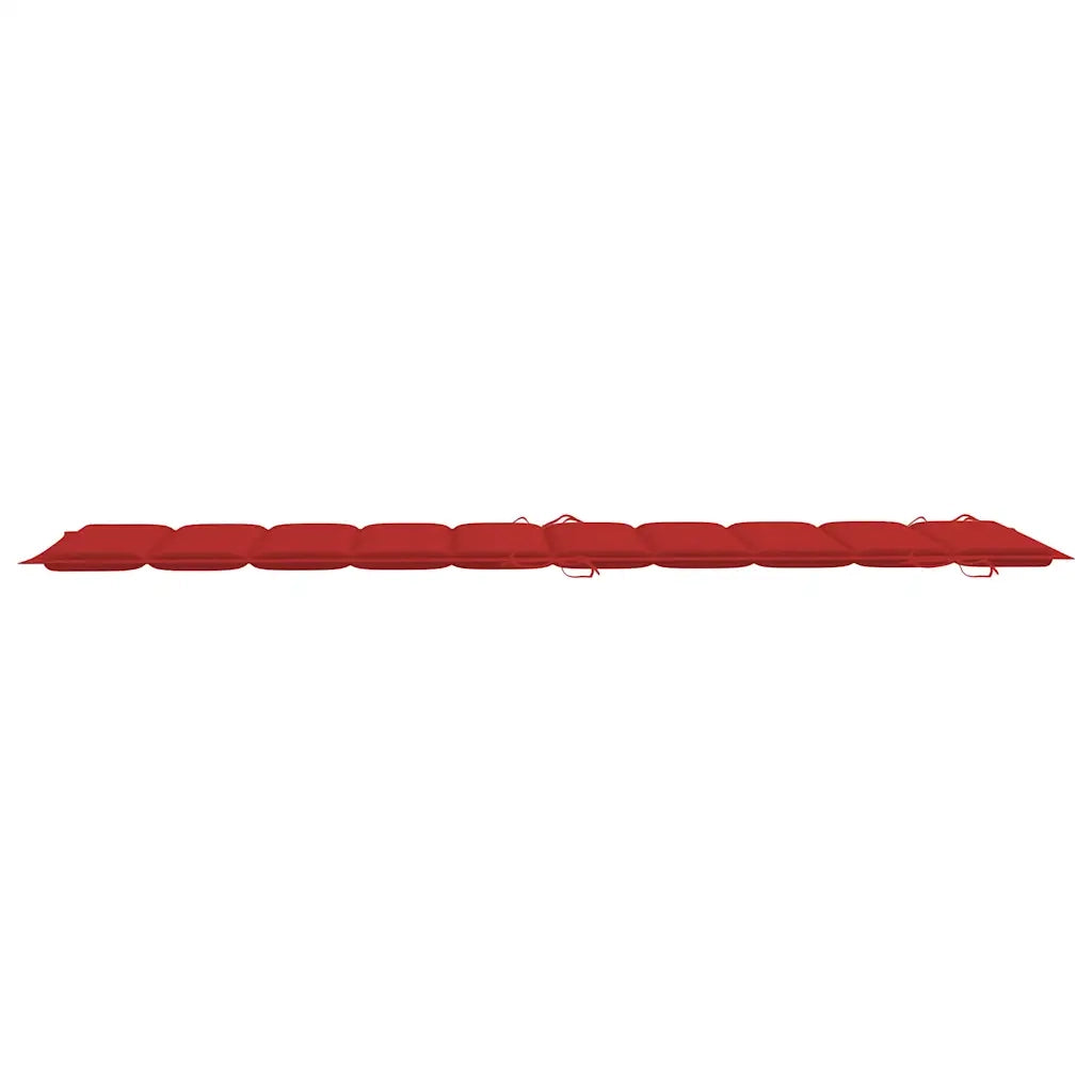 Lettini Prendisole 2 pz con Tavolo e Cuscini in Legno d'Acacia 3077382