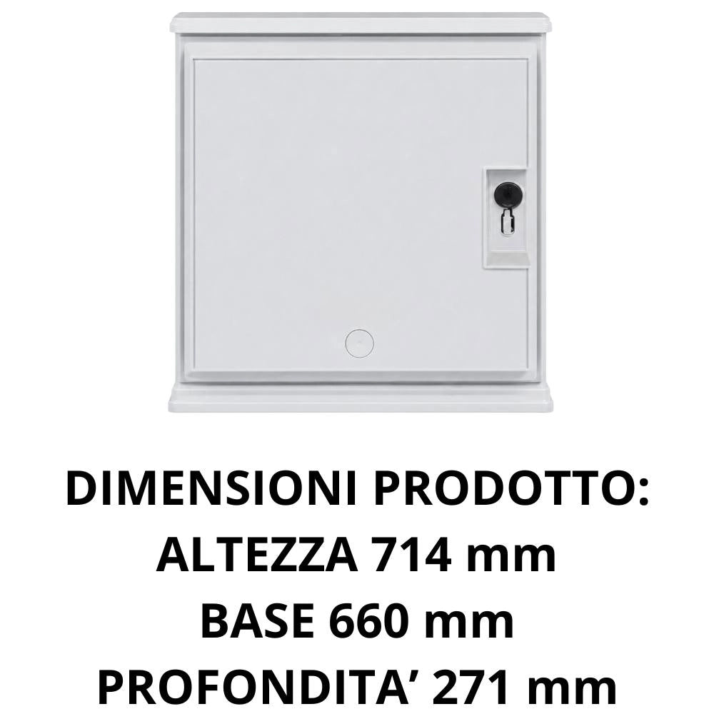 Armadio in vetroresina dkc conchiglia cv4m per apparecchiature elettriche