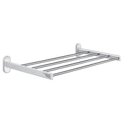 Mensola porta asciugamani da muro in acciaio inox e Cromall 5344 Gedy serie FEBO Cromato