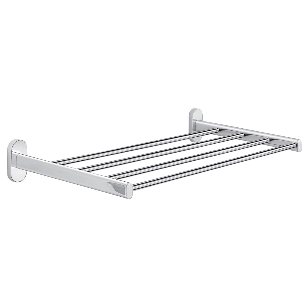 Mensola porta asciugamani da muro in acciaio inox e Cromall 5344 Gedy serie FEBO Cromato