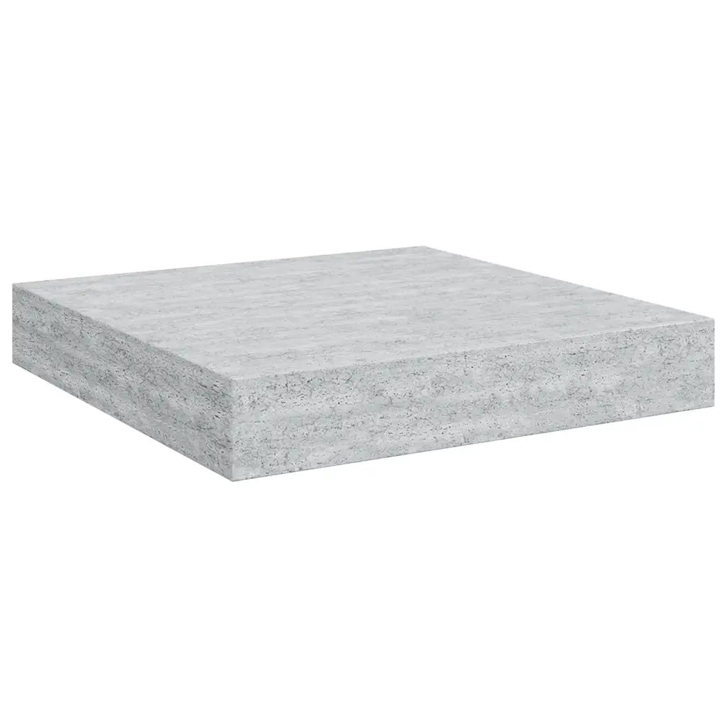 Scaffale a Parete Grigio Cemento 23x23,5x3,8 cm in MDF 326588