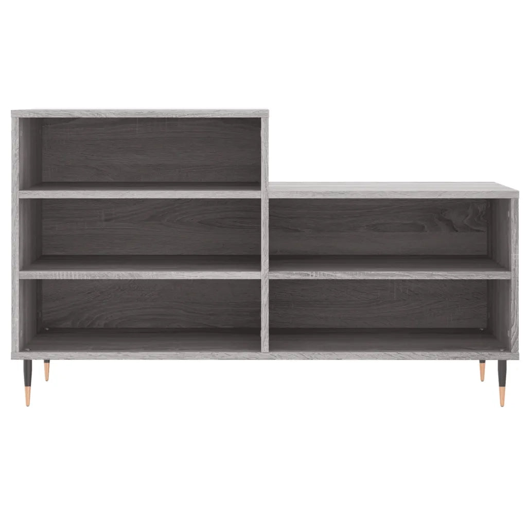 Scarpiera Grigio Sonoma 102x36x60 cm in Legno Multistrato 831386