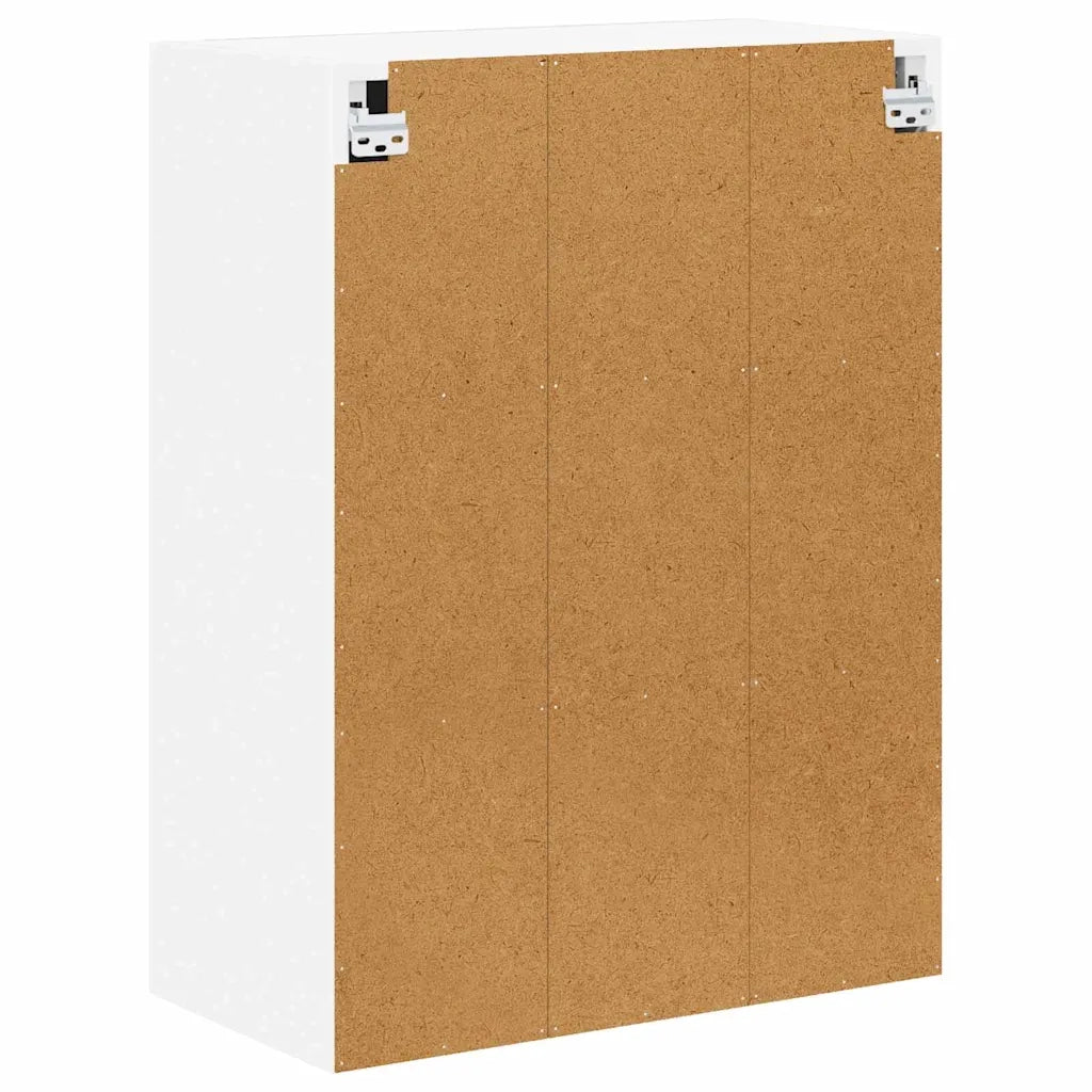 Pensile da cucina | Mobile in vetro da parete LUCCA Bianco 60 x 31 x 80 cm