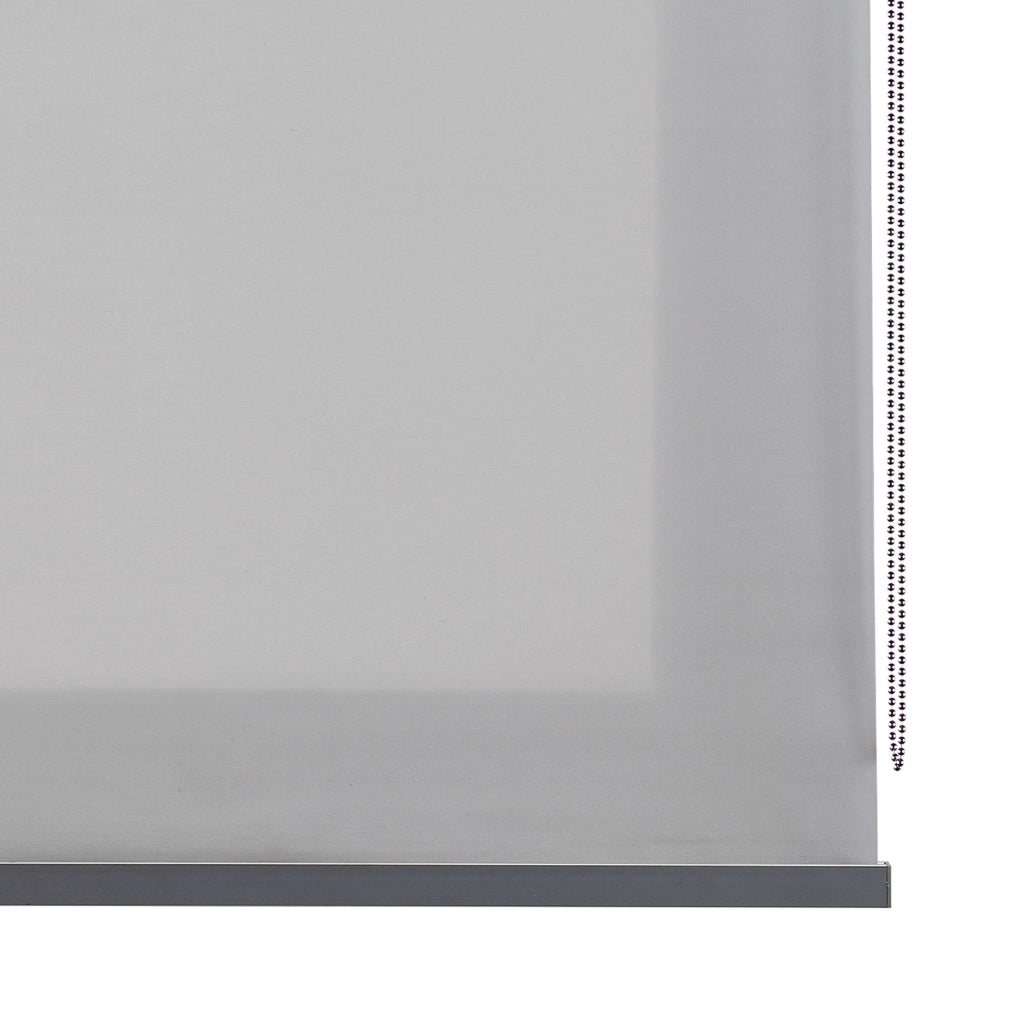 Tenda a Rullo traslucido Premium Finiture in Alluminio Grigio 80 x 250 cm
