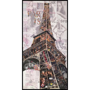 Quadro Collage Paris I in Carta Riciclata