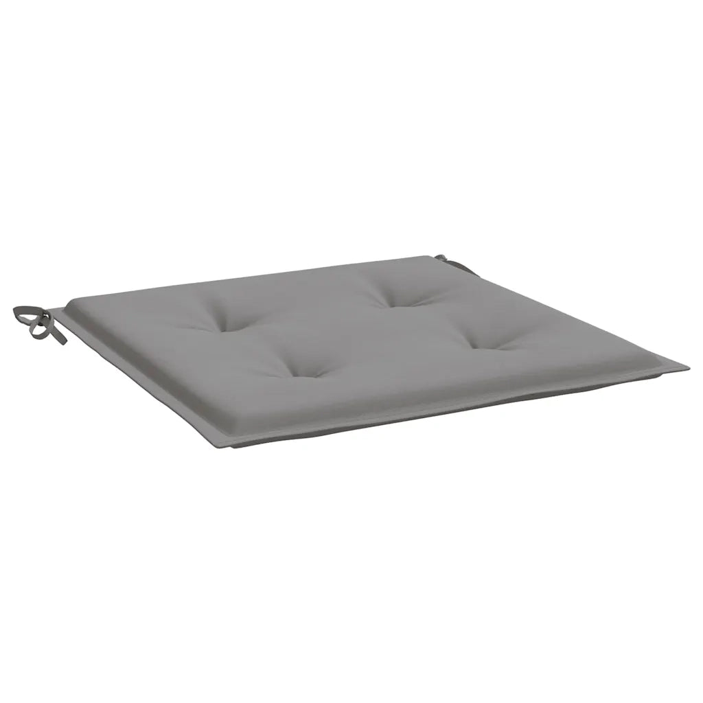 Cuscini per Sedia 6 pz Grigi 40x40x4 cm in Tessuto Oxford 314005