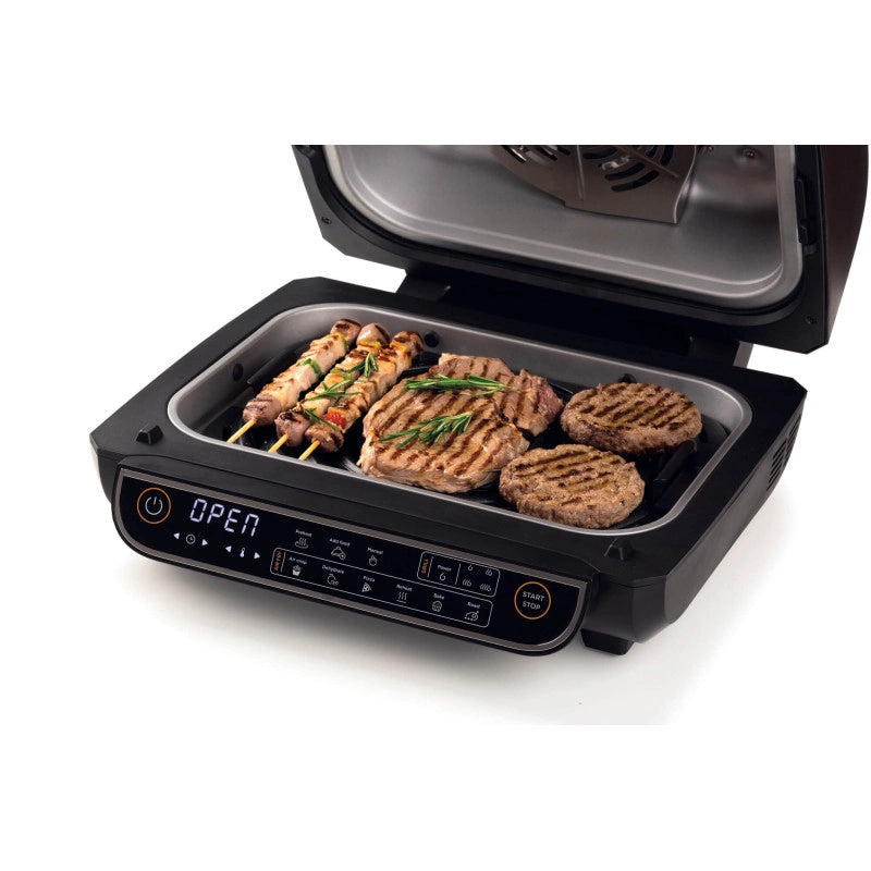 Friggitrice ad aria e Griglia 1700W - 8L - 8 funzioni di cottura - Nero