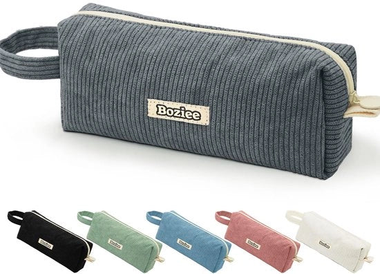 Etui a Cordura per Ragazze e Adolescenti, Etui, Etui per Scuola, Etui per Scuola | Ufficio (Grigio)