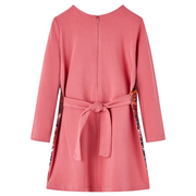 Abito da Bambina a Maniche Lunghe Rosa Antico 140 CFW3074555