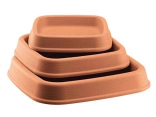 SOTTOVASO QUADRO  40, ø cm.31x31 h.5    DI MARTINO