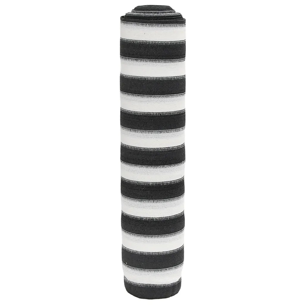 Rete per Privacy Antracite e Bianca 1,8x10 m in HDPE 75 g/mÂ²