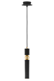 Lampada a sospensione moderna nera oro GU10 ALAS Jupiter