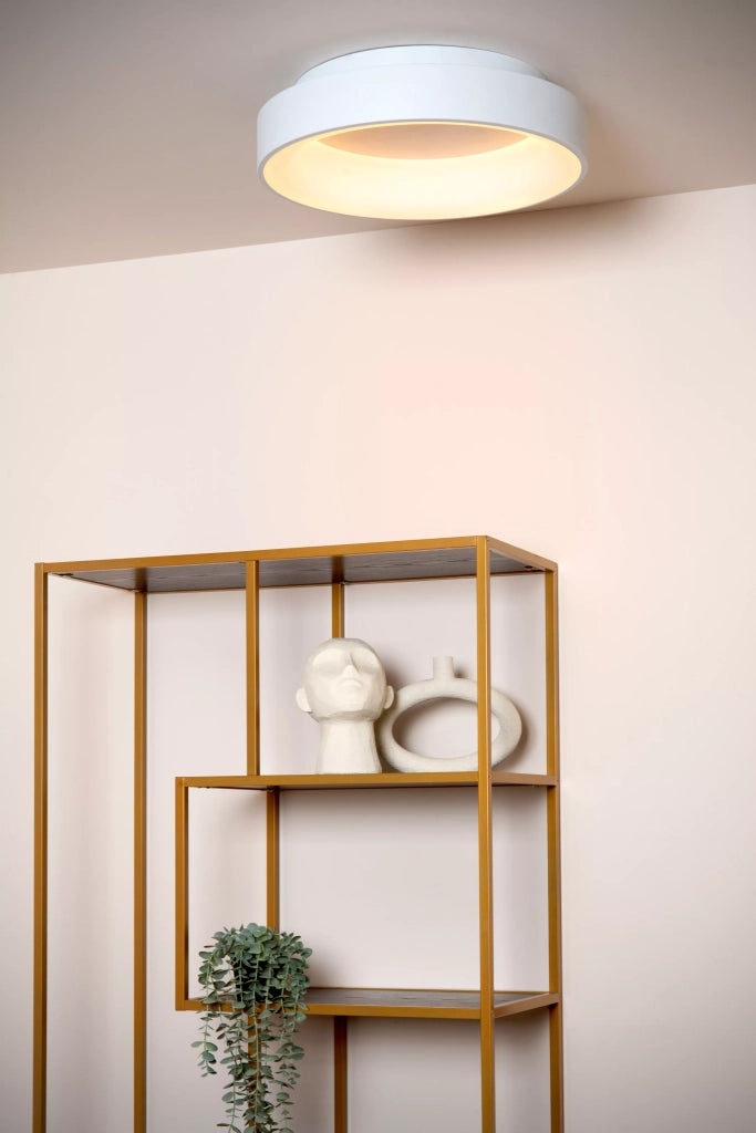 Plafoniera LED Lucide Mirage 45 cm 33W bianca rotonda