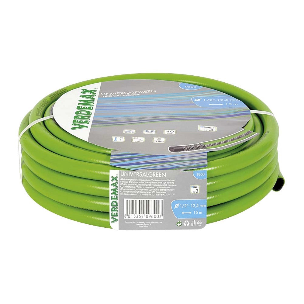 Tubo irrigazione giardino a 3 strati universalgreen diametro 1/2 mt 15