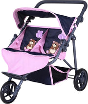 Due carrelli per bambini Duo - Blu Marina Rosato
