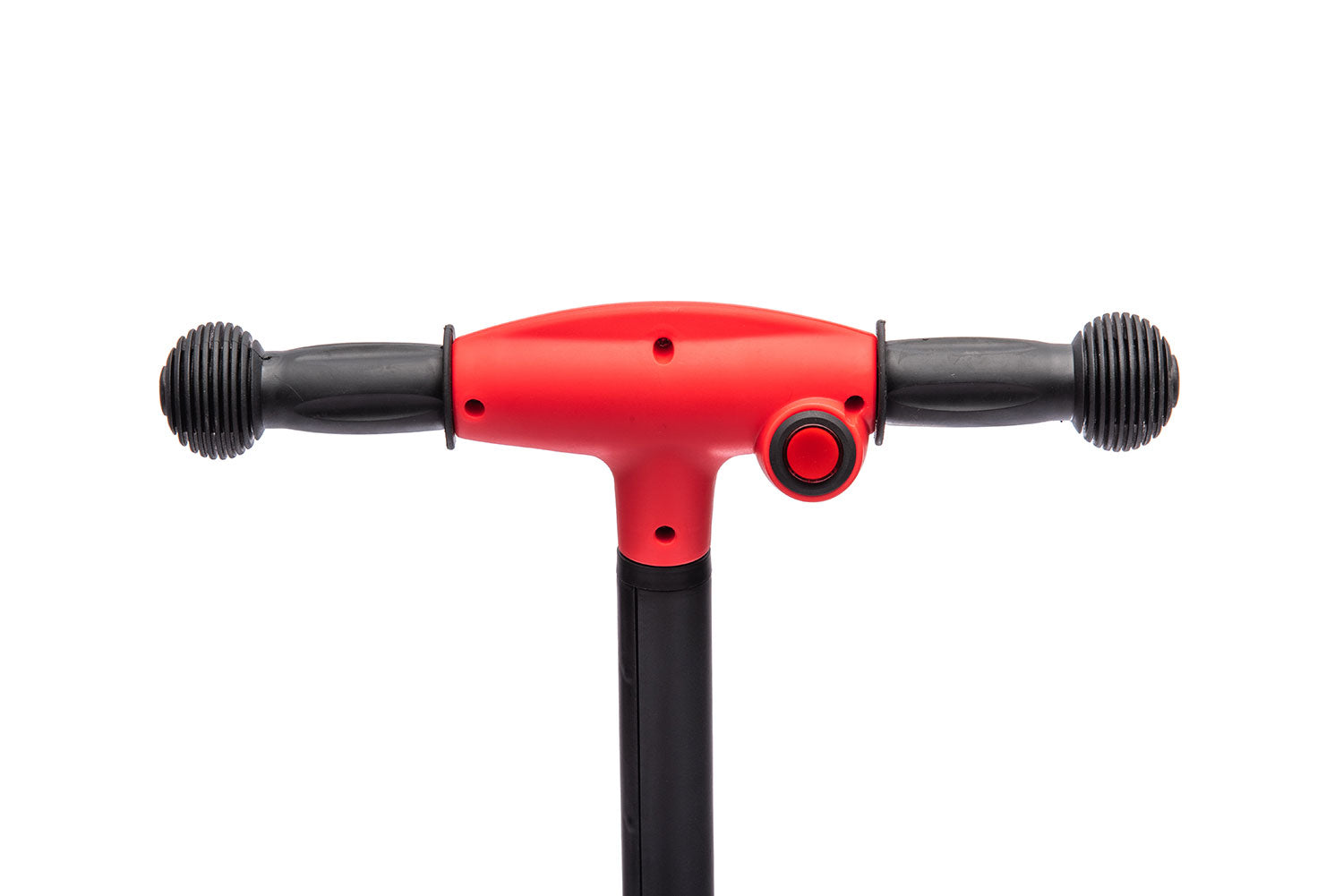 Monopattino Elettrico Deluxe a 3 Ruote 67x32x69 cm Luci LED RGB Casco e Protezioni Incluse Rosso