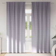 Tende Blackout con Anelli 2 pcs Grigio Metallico 245 x 140 cm 4107471