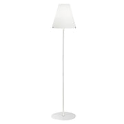 Piantana Gloria - Lampada da terra in vetro bianco satinato triplo strato e struttura bianca opaca E27 IP20 75W - Rossini Group