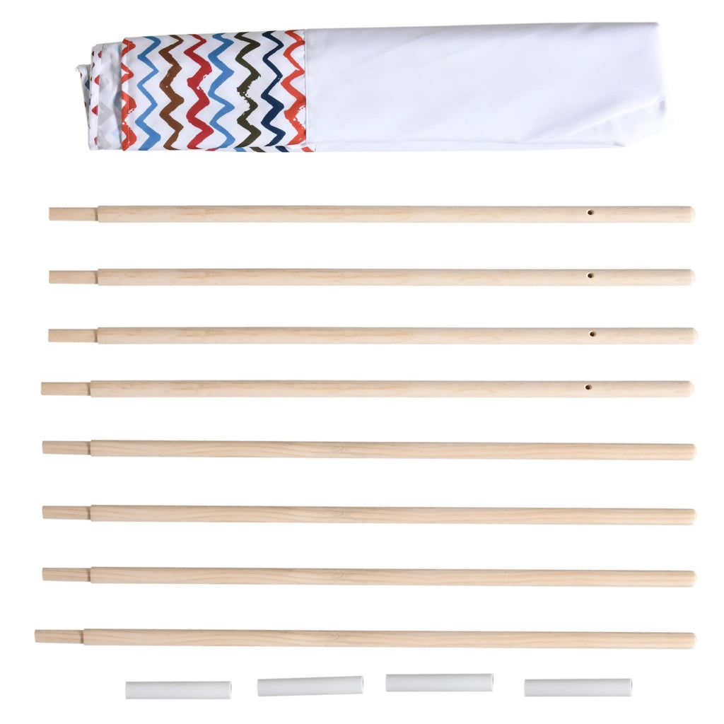 Casetta in Legno per Bambini Tipi ¨C zephmum ¨C Bianco 120x120x155 cm
