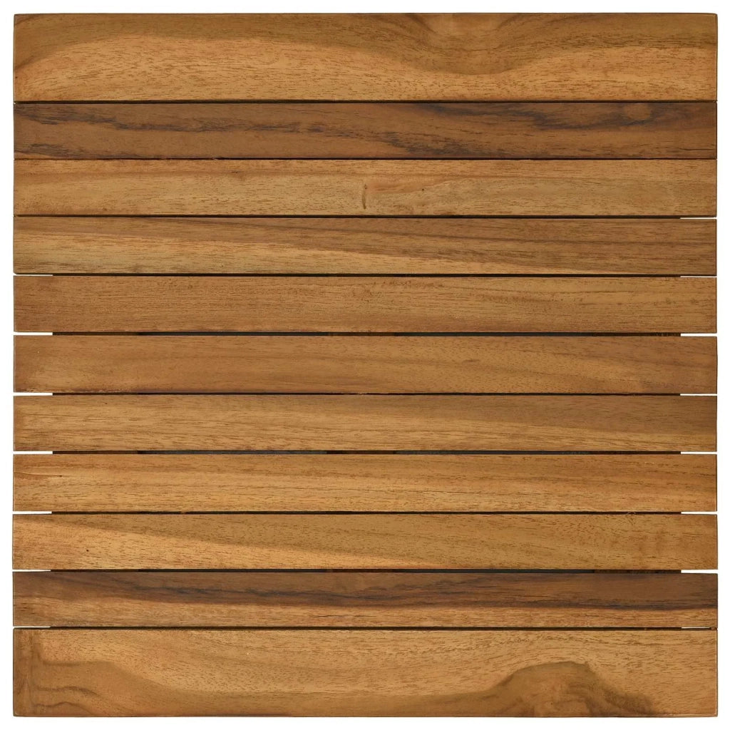 Piano del tavolo 40 x 40 x 3,5 cm Quadrato Legno di teak solido 42033143