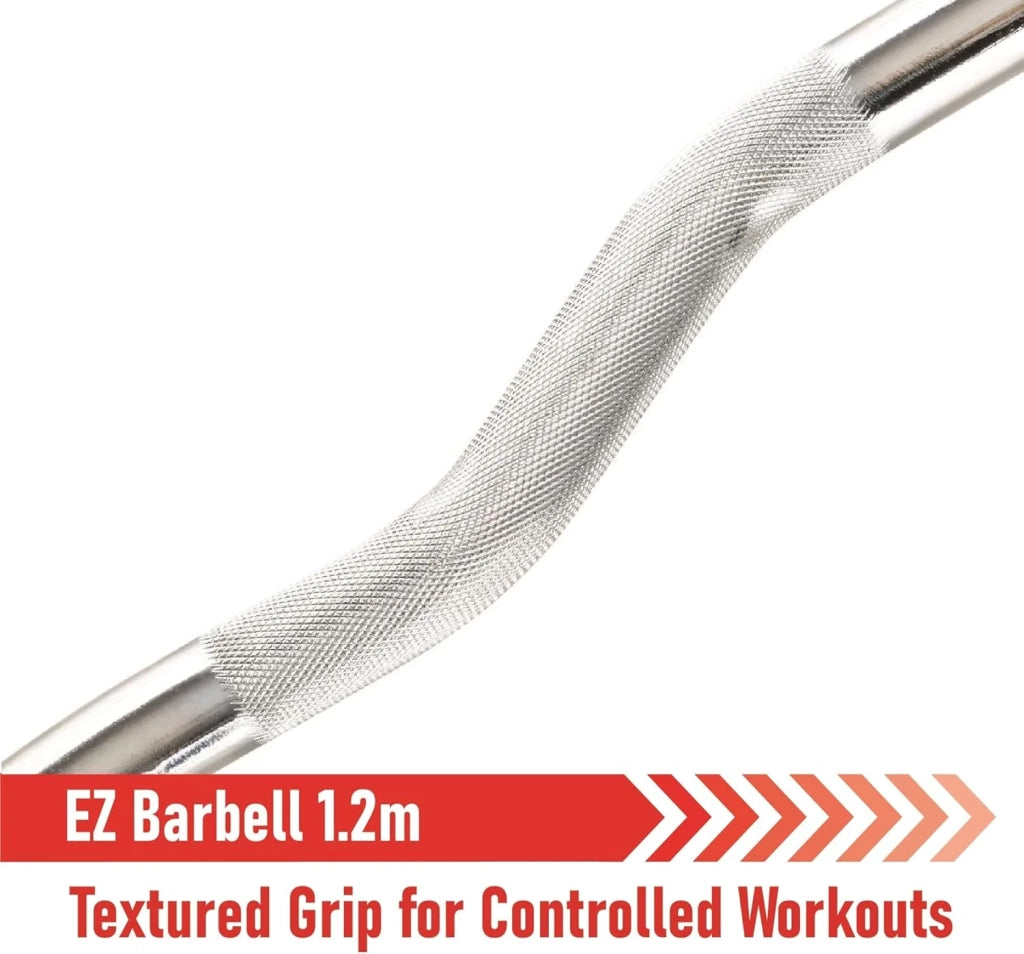 Barra EZ Body Revolution 1.2m Acciaio Cromato
