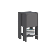 Comodino in legno "Ema" 30 x 30 x 55 cm - Antracite