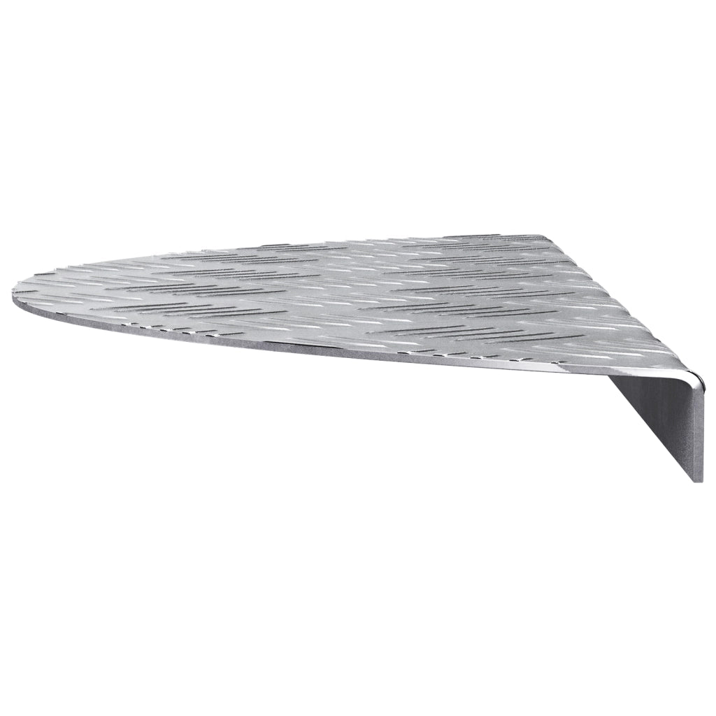 Scalini in Alluminio 5 pz Antiscivolo 60x18 cm