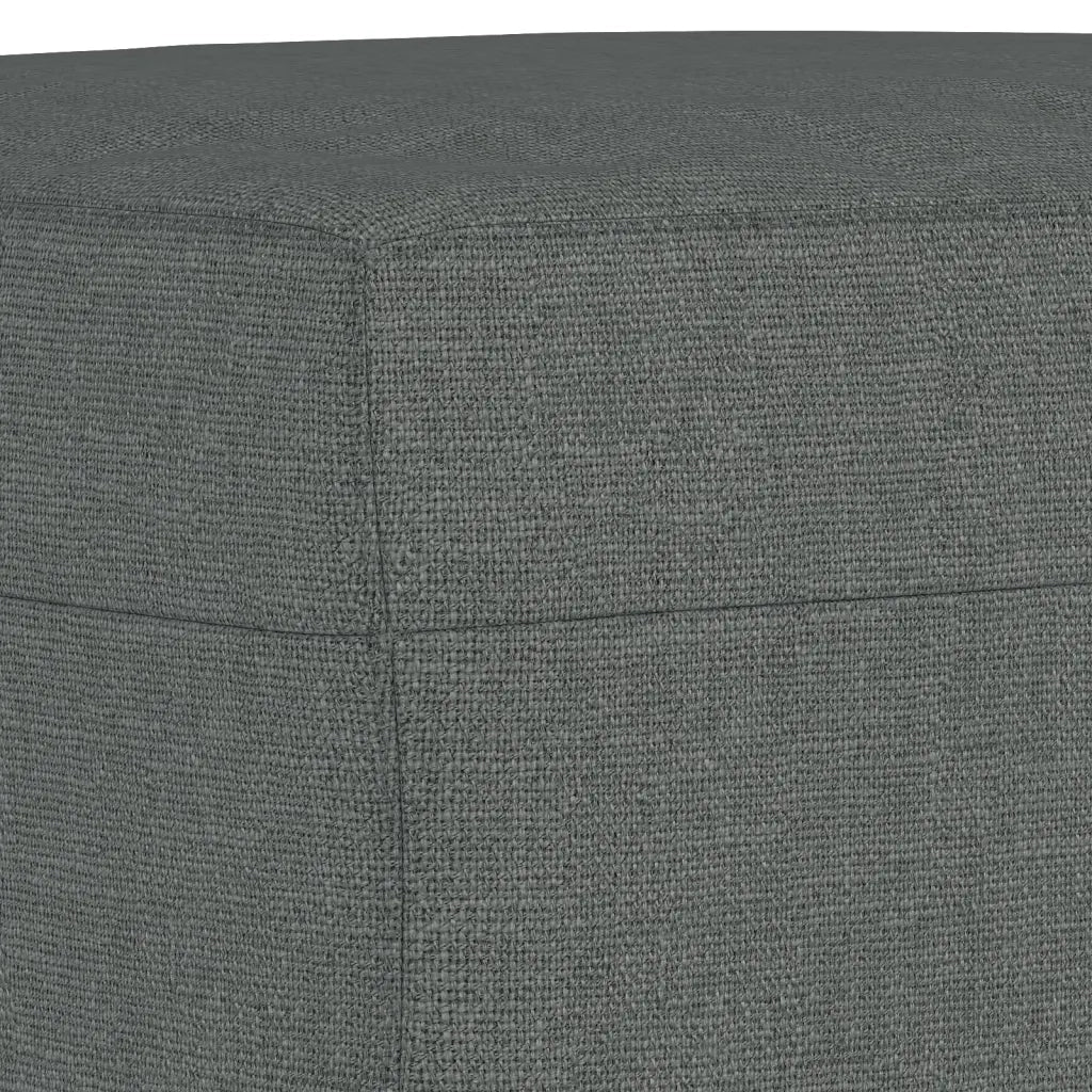 Poggiapiedi Grigio Scuro 60x50x41 cm in Tessuto 349280