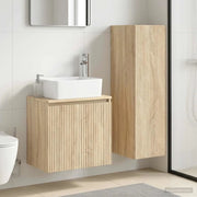 Set di mobili per il bagno 2 pz Rovere Sonoma 3406125