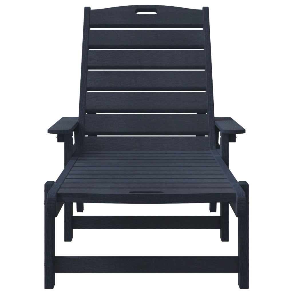 Lettini Prendisole 2 pcs Blu Navy 162x53x98.5 cm HDPE