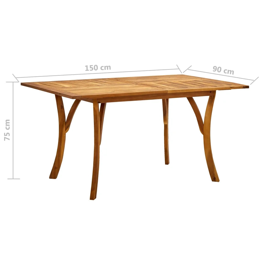 Set Mobili da Pranzo per Giardino 5 pz Grigio 3072116