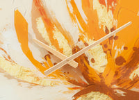 Orologio da Parete Toply 5x60x5 cm in Vetro MDF e Metallo Multicolor