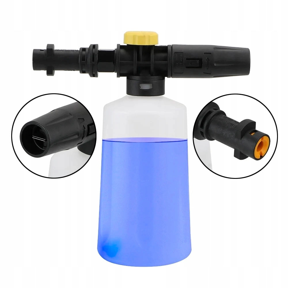 Pianificatore di Schiuma 750ml Compatibile con Idropulitrice Kärcher K2-K7 – Attacco Bayonet