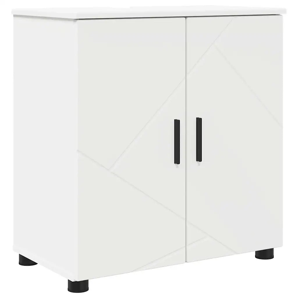 Set di mobili per il bagno Montaggio a parete 4 pcs Bianco