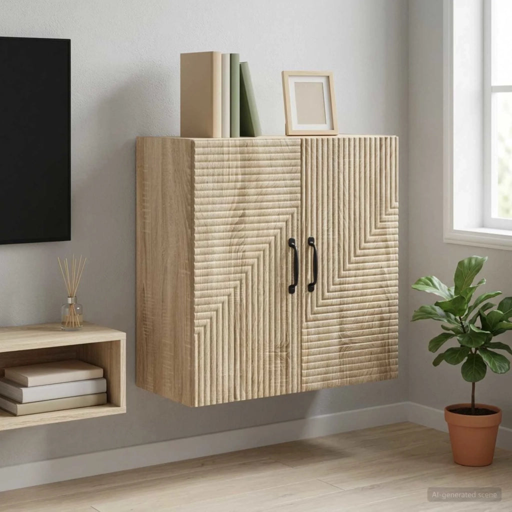 Mobiletto a muro Rovere Sonoma 59 x 31 x 60 cm 898577