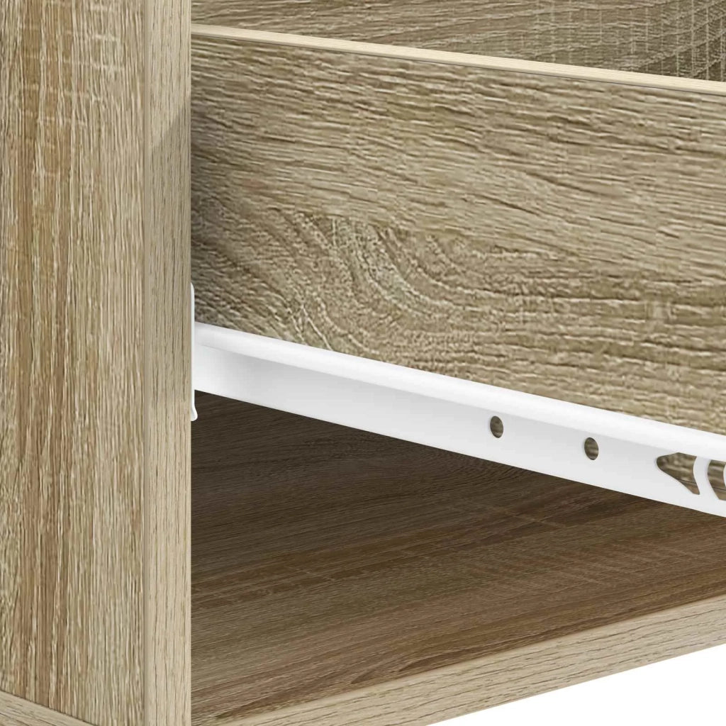 Tavolino da salotto con cassetto Rovere Sonoma 49 x 50 x 40 cm