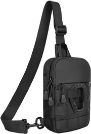 Borsa da braccio - impermeabile - con chiusura a raccordo - adatta per attività all'aperto - nero