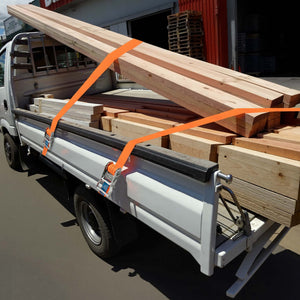 Cinghia di ancoraggio a cricchetto Set 4 cinghie di fissaggio 6 m 3000 daN