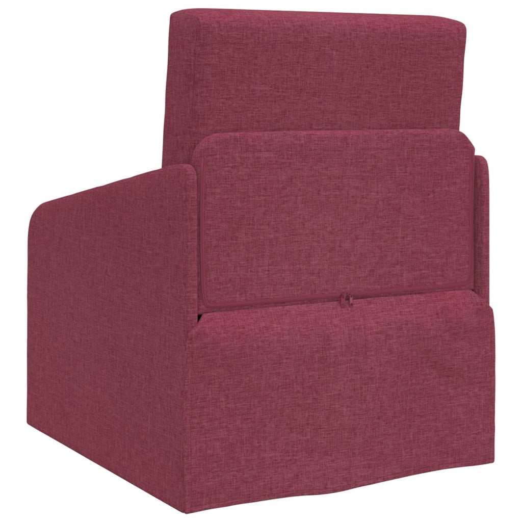 Divano letto Rosso Vino 65 x 80 x 83 cm Tessuto 4106640