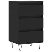 Credenza | Madia | Buffet da pranzo | Armadio da pranzo Nera 40x35x70 cm in Legno Multistrato