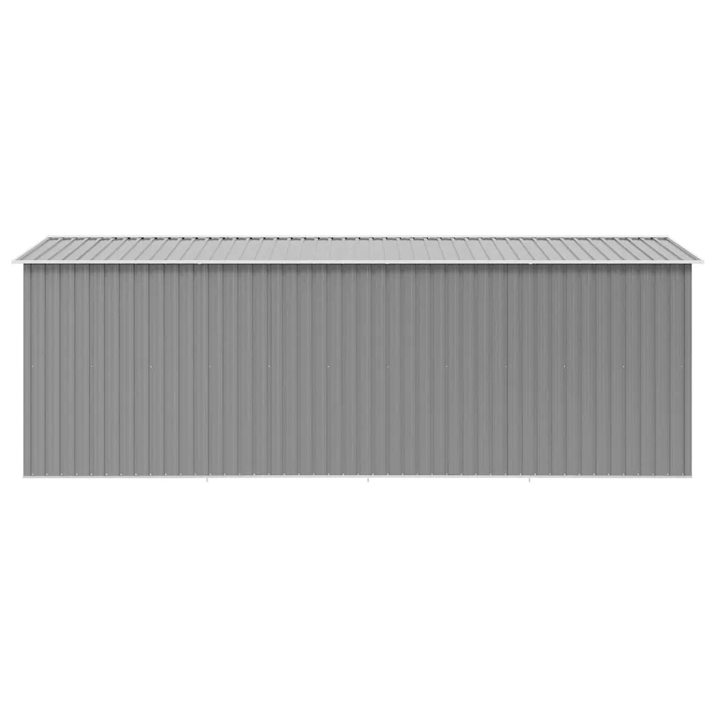 Capanno da Giardino 257x489x181 cm in Metallo Grigio cod mxl 41384