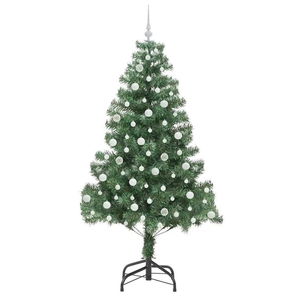 Albero di Natale | Decorazioni natalizie con 300 LED con supporto Verde 210 cm PVC
