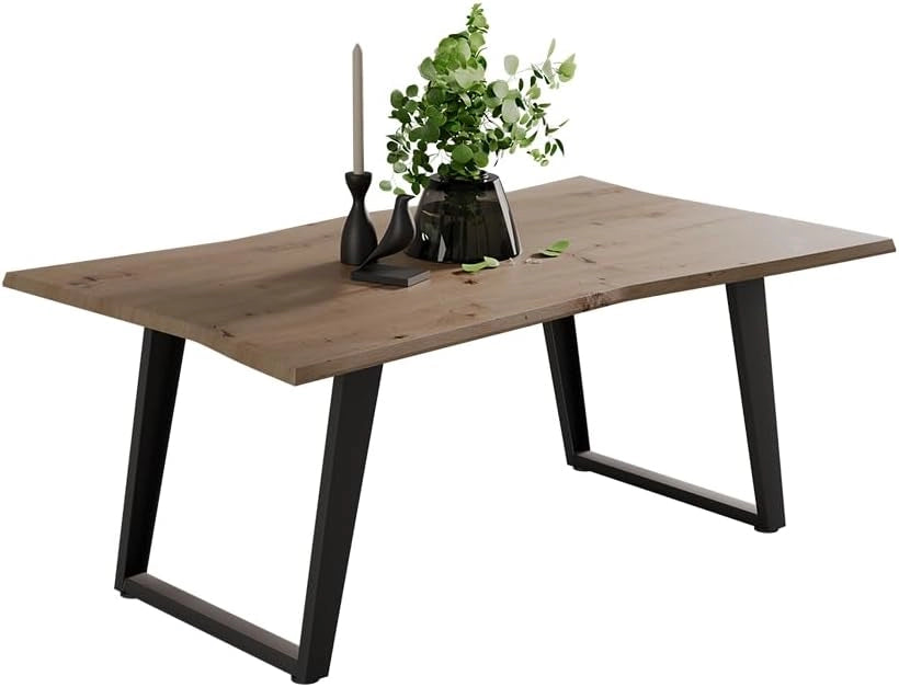 Tavolino da caffè Yan, Artigiano, 100 x 60 cm, adatto all'uso come tavolino da soggiorno o tavolino laterale