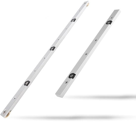 Lanterna adattabile 450 mm - Loper in acciaio inossidabile - Manico in alluminio - Houtelaborazione - Utilizzo multifunzionale - Adatto per viti M6 - Guida per sega