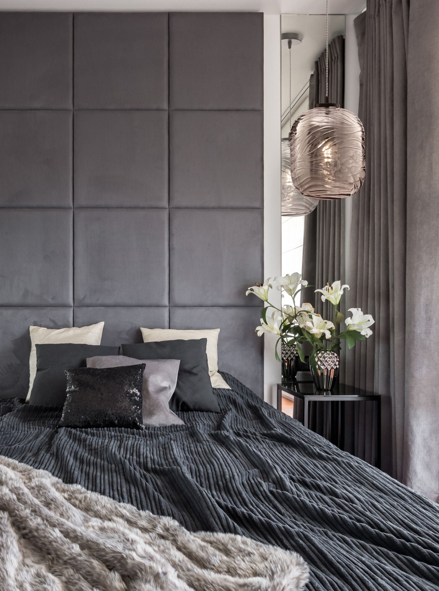 Lampada pendente Pendant in Metallo Dunas Opaco Nero